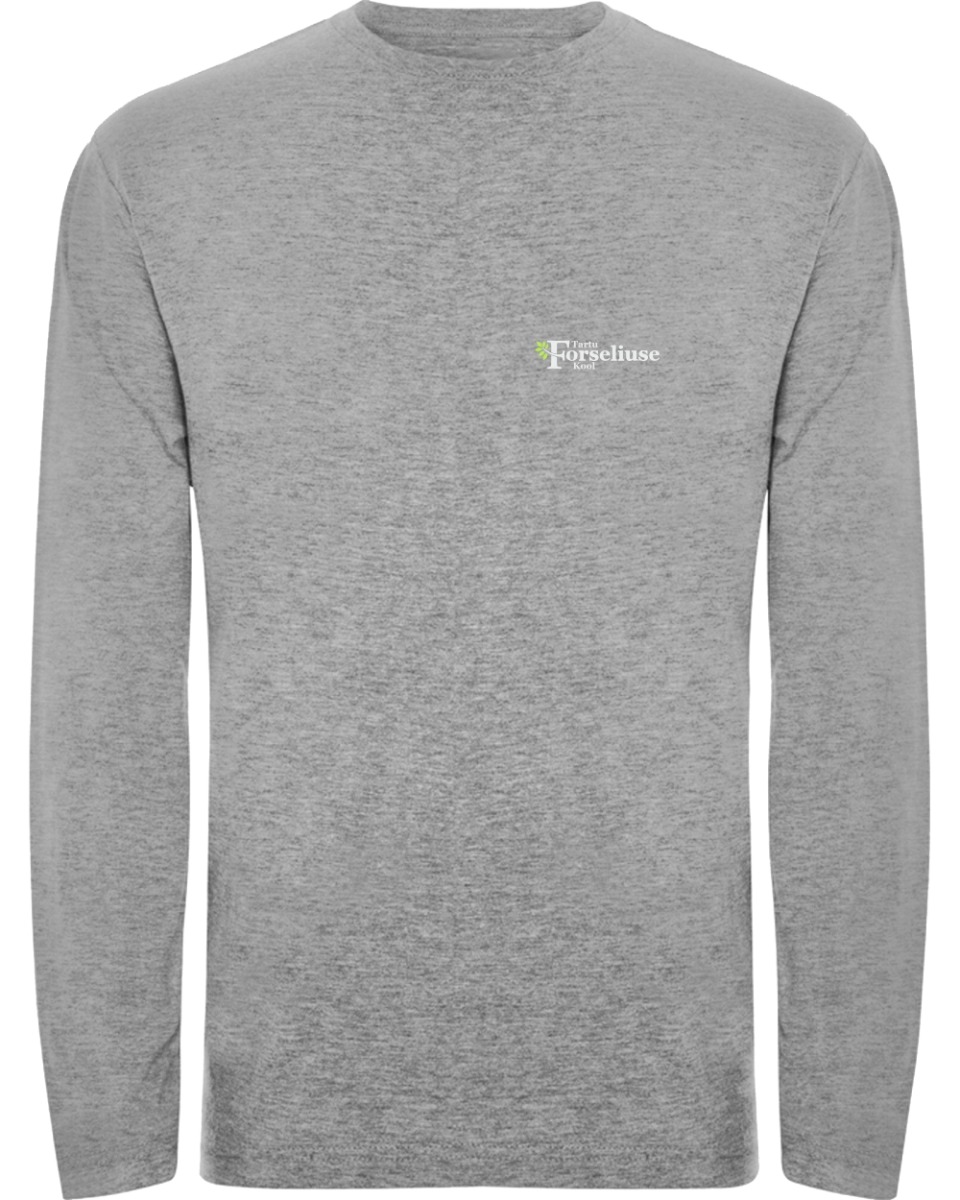 Unisex pikkade varrukatega särk, hall