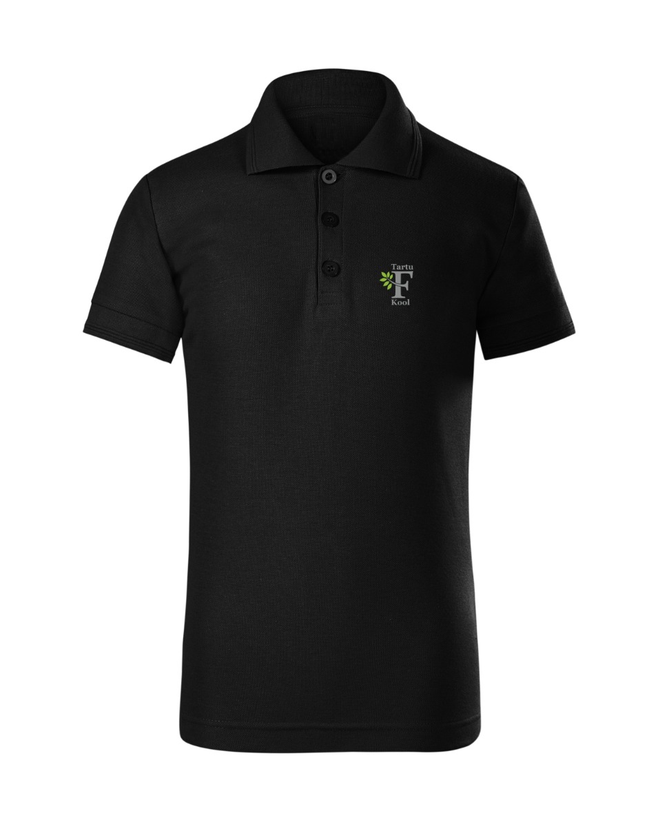 Laste kitsas polosärk, must