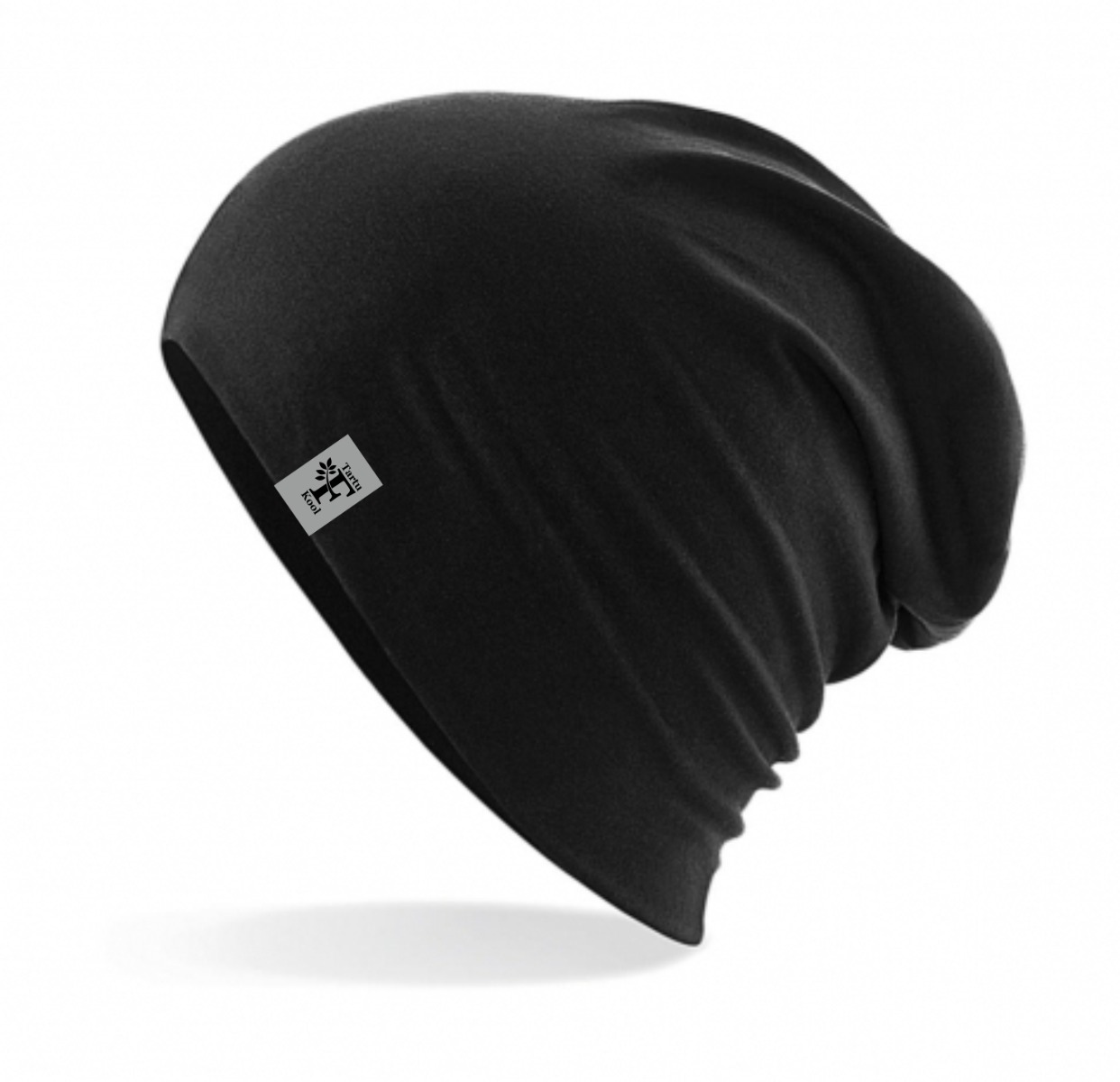 Puuvillane müts, must